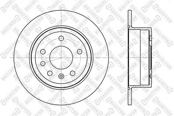 Handler.Part Brake disc Stellox 60203610SX 1