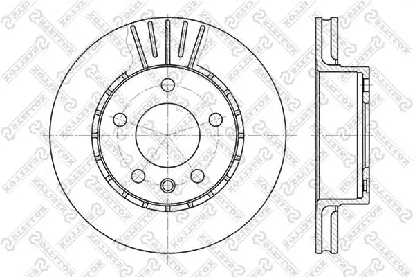 Handler.Part Brake disc Stellox 60203611VSX 1