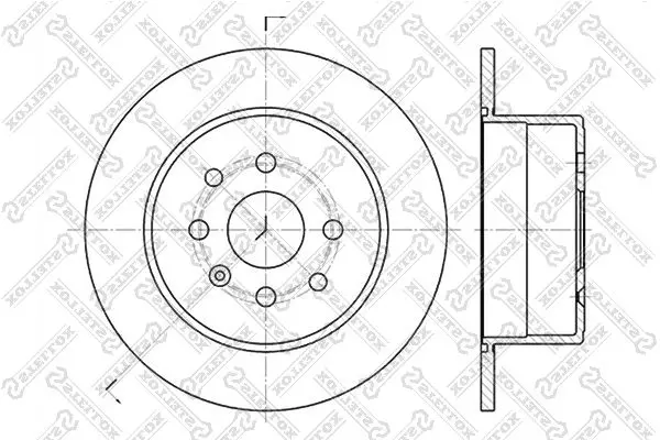 Handler.Part Brake disc Stellox 60203619SX 1