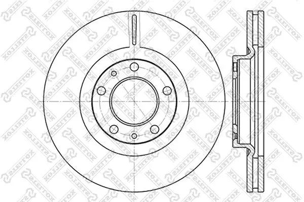 Handler.Part Brake disc Stellox 60203723VSX 1