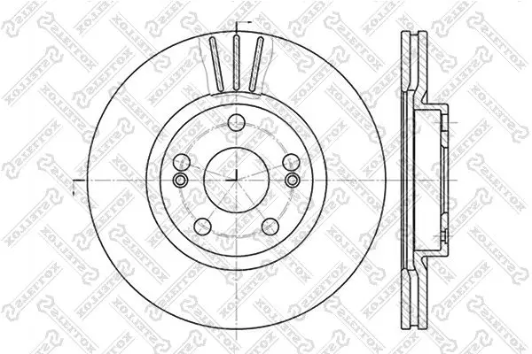 Handler.Part Brake disc Stellox 60203913VSX 1