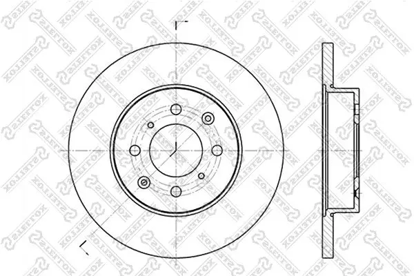 Handler.Part Brake disc Stellox 60204012SX 1