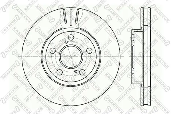 Handler.Part Brake disc Stellox 60204539VSX 1