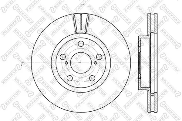 Handler.Part Brake disc Stellox 60204564VSX 1