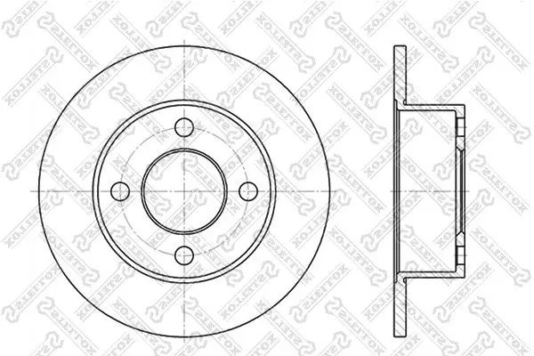 Handler.Part Brake disc Stellox 60204723SX 1