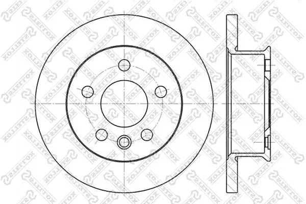 Handler.Part Brake disc Stellox 60204732SX 1