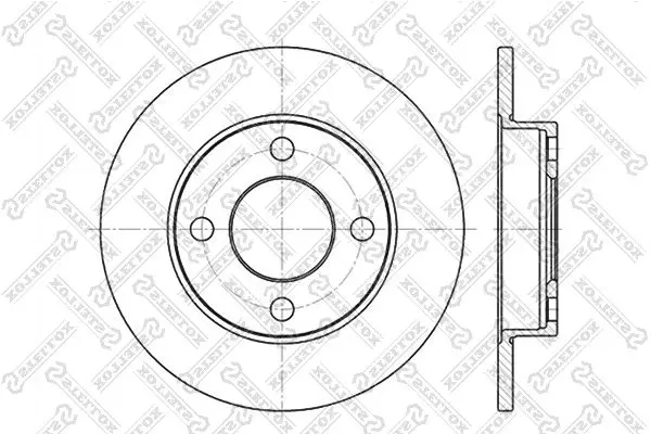 Handler.Part Brake disc Stellox 60204748SX 1