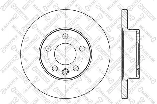 Handler.Part Brake disc Stellox 60204766SX 1