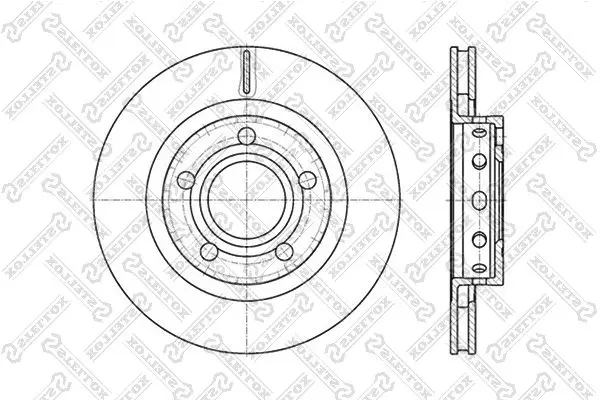 Handler.Part Brake disc Stellox 60204798VSX 1