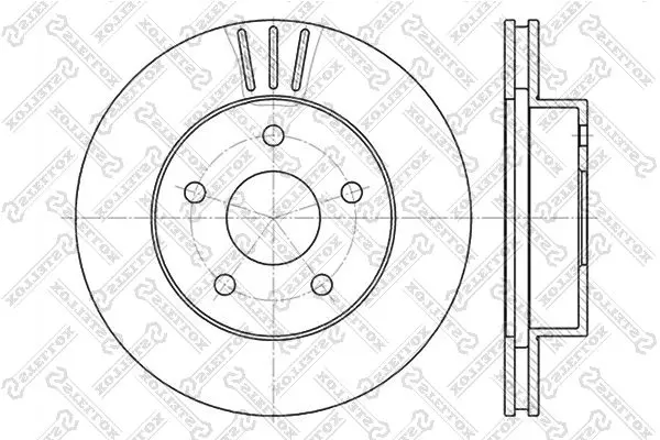 Handler.Part Brake disc Stellox 60209303VSX 1