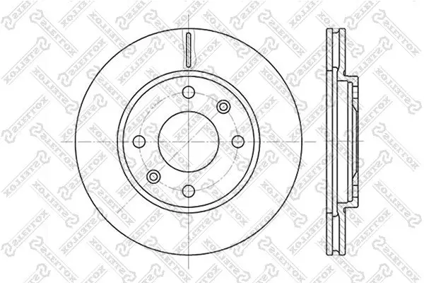 Handler.Part Brake disc Stellox 60209918VSX 1