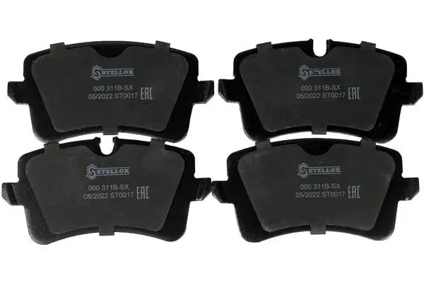 Handler.Part Brake pad set, disc brake Stellox 000311BSX 2