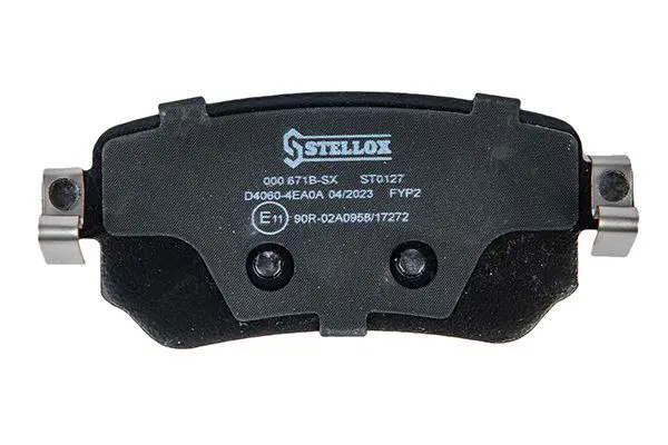 Handler.Part Brake pad set, disc brake Stellox 000671BSX 3