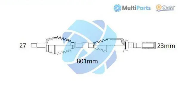 Handler.Part Drive shaft ODM-MULTIPARTS 18292230 1