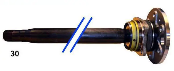 Handler.Part Drive shaft ODM-MULTIPARTS 15210004 1