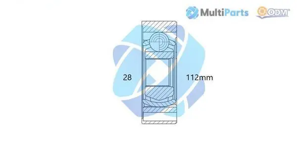 Handler.Part Joint kit, drive shaft ODM-MULTIPARTS 14216100 1