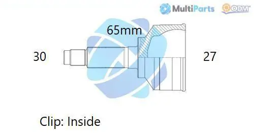 Handler.Part Joint kit, drive shaft ODM-MULTIPARTS 12341375 1