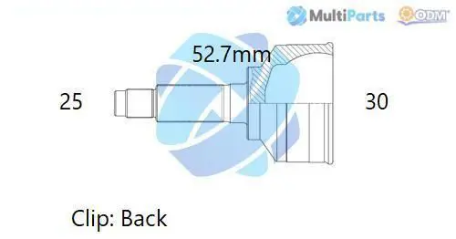 Handler.Part Joint kit, drive shaft ODM-MULTIPARTS 12291979 1