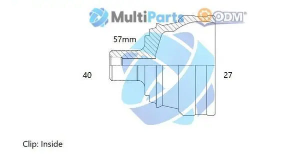 Handler.Part Joint kit, drive shaft ODM-MULTIPARTS 12271607 1