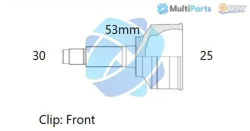 Handler.Part Joint kit, drive shaft ODM-MULTIPARTS 12231395 1