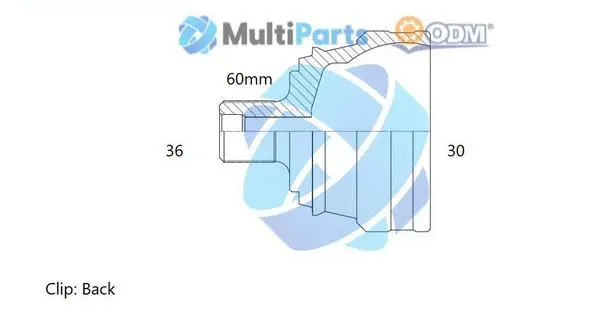 Handler.Part Joint kit, drive shaft ODM-MULTIPARTS 12211449 1