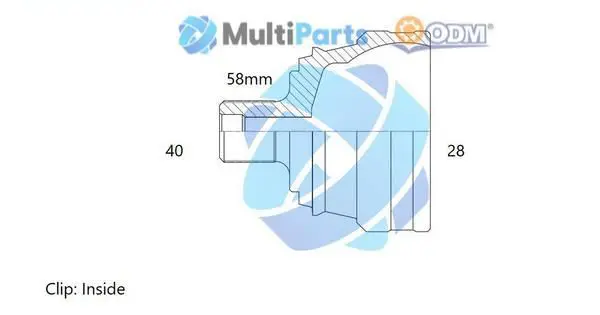 Handler.Part Joint kit, drive shaft ODM-MULTIPARTS 12011371 1