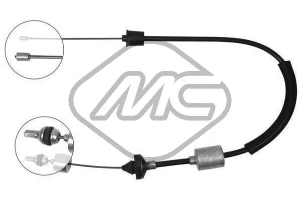 Handler.Part Clutch cable Metalcaucho 80086 1