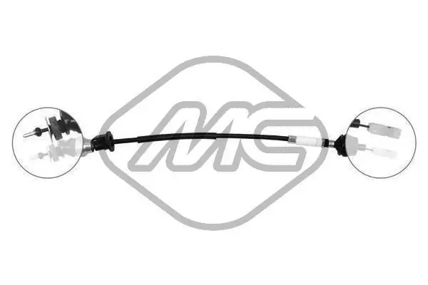 Handler.Part Clutch cable Metalcaucho 80098 1