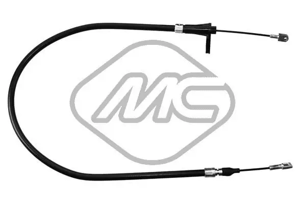 Handler.Part Cable, parking brake Metalcaucho 80109 1