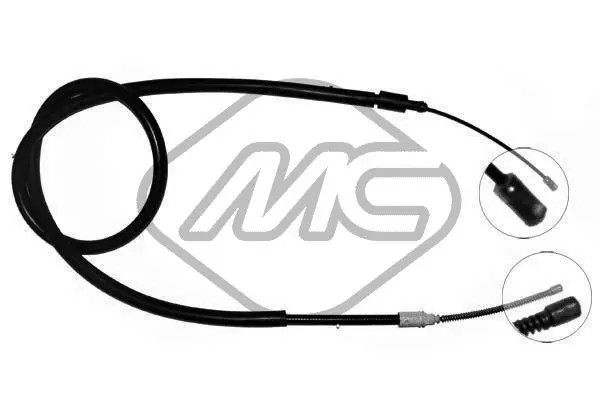 Handler.Part Cable, parking brake Metalcaucho 80135 1