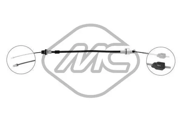 Handler.Part Clutch cable Metalcaucho 80150 1