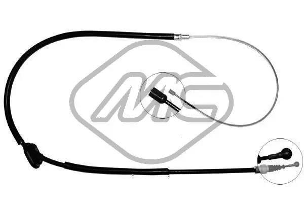 Handler.Part Cable, parking brake Metalcaucho 80199 1