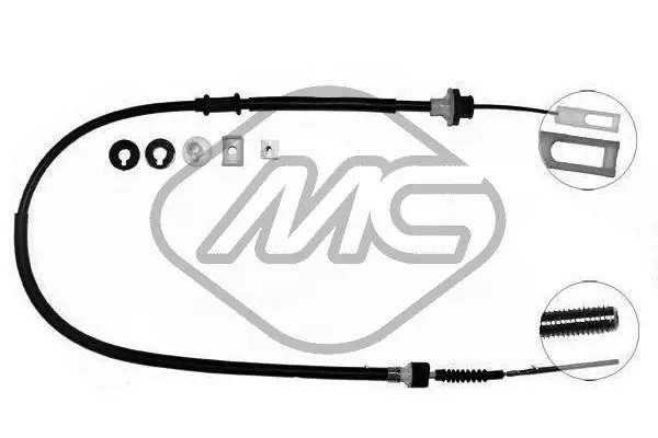 Handler.Part Clutch cable Metalcaucho 80217 1