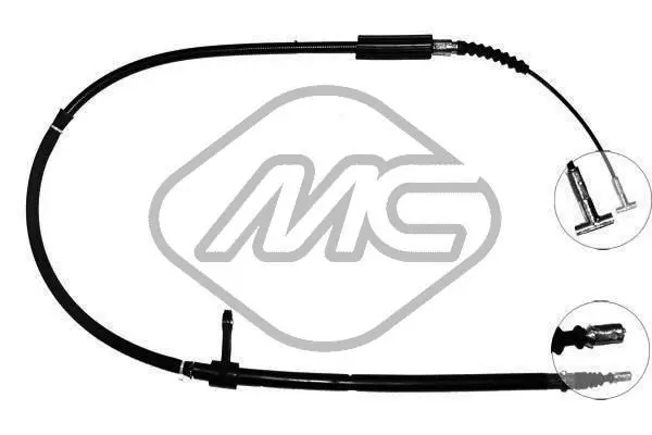 Handler.Part Cable, parking brake Metalcaucho 80260 1