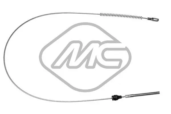 Handler.Part Cable, parking brake Metalcaucho 80262 1