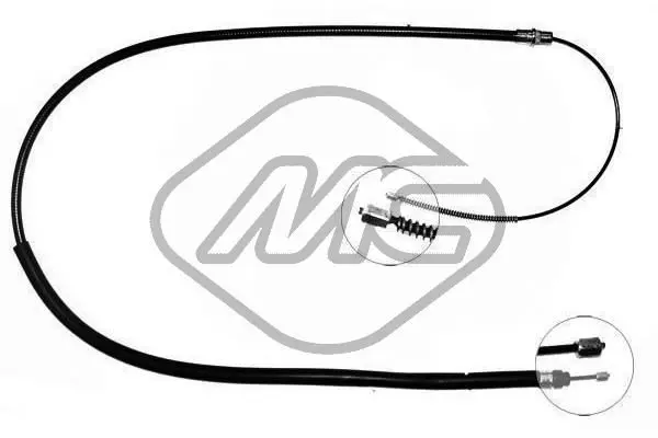 Handler.Part Cable, parking brake Metalcaucho 80387 1