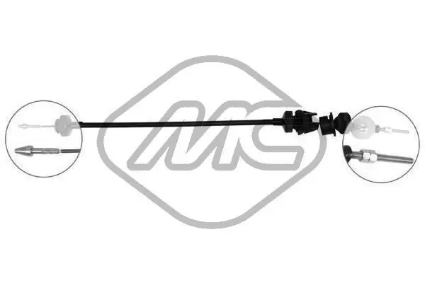 Handler.Part Clutch cable Metalcaucho 80713 1