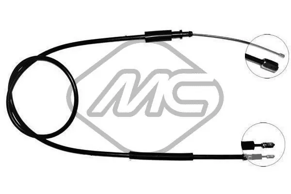 Handler.Part Cable, parking brake Metalcaucho 80808 1