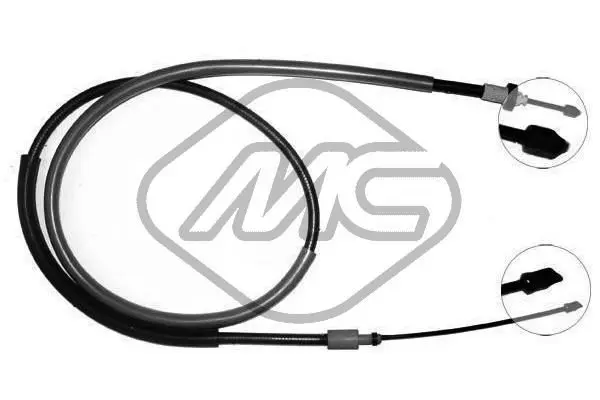 Handler.Part Cable, parking brake Metalcaucho 80826 1