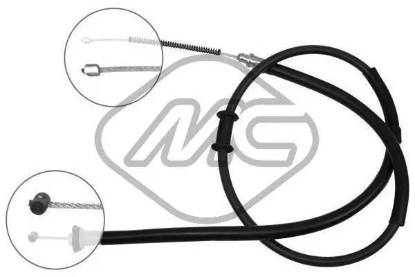 Handler.Part Cable, parking brake Metalcaucho 81345 1