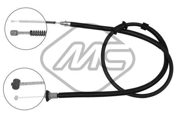 Handler.Part Cable, parking brake Metalcaucho 81346 1