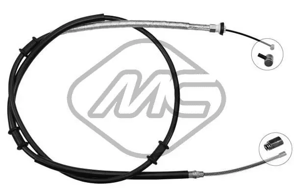 Handler.Part Cable, parking brake Metalcaucho 81386 1