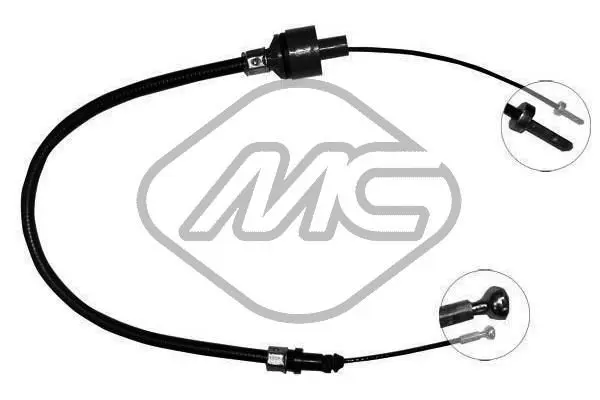 Handler.Part Clutch cable Metalcaucho 81683 1