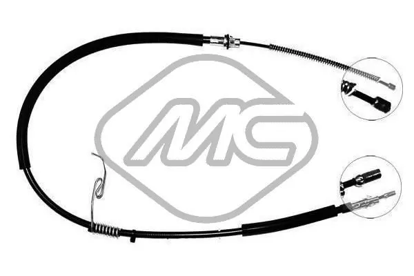 Handler.Part Cable, parking brake Metalcaucho 81814 1