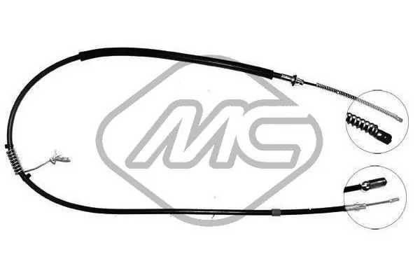 Handler.Part Cable, parking brake Metalcaucho 81815 1