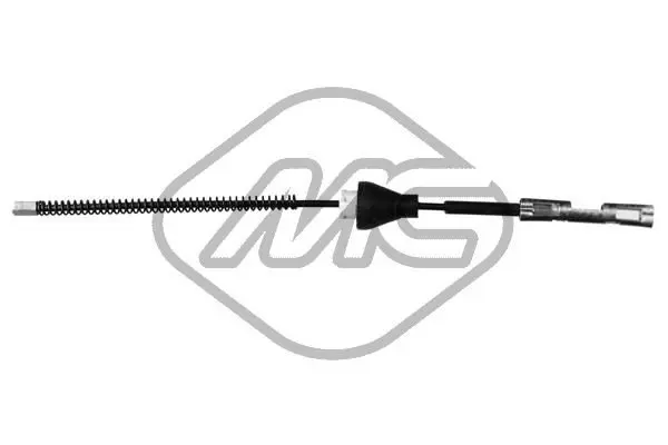 Handler.Part Cable, parking brake Metalcaucho 81829 1