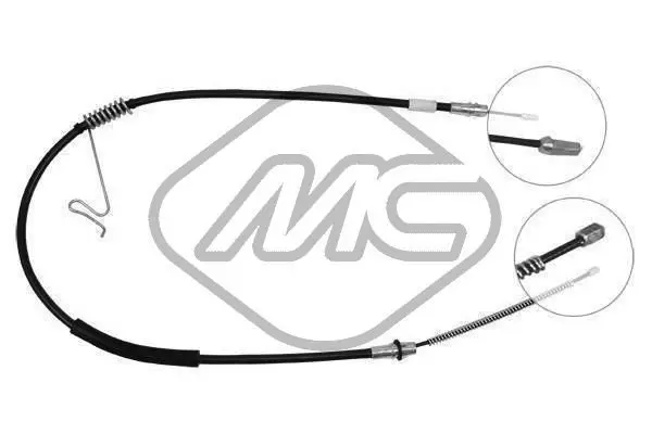 Handler.Part Cable, parking brake Metalcaucho 81831 1