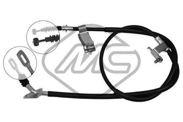 Handler.Part Cable, parking brake Metalcaucho 82219 1