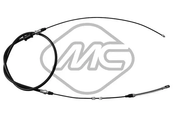 Handler.Part Cable, parking brake Metalcaucho 82489 1