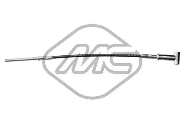 Handler.Part Cable, parking brake Metalcaucho 82506 1